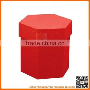High Quality Hexagon Foldable Storage Paper Box With Lid thumbnail-2