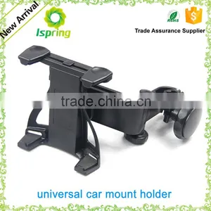 360 Degrees Revolving Car Headrest Tablet Holder for IPad thumbnail-6