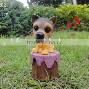 Resin Sensor Singing Small Puppies Gift Items Wholesale thumbnail-1