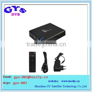 2016 K1 Plus Android 5.1 tv Box Amlogic S905 tv Box 1G+8G Android tv Box k1 Plus Quad Core Kodi Preloaded thumbnail-1