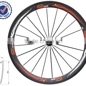 700C Carbon Fiber Rim Bicycle Wheel thumbnail-1
