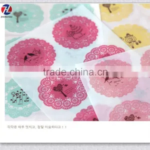 Round Transparent Stickers for Glass,Transparent PVC Sticker thumbnail-2