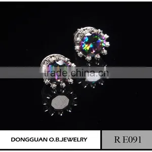 3 Gram Gold Beautiful Designe Earrings for Woman thumbnail-6