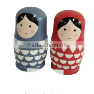 Cuete Girl Design Wholesale Wooden Russian Nesting Doll thumbnail-3