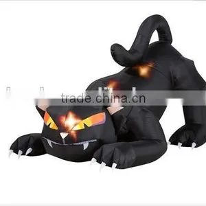 Giant Halloween Decoration Inflatable Cat thumbnail-2