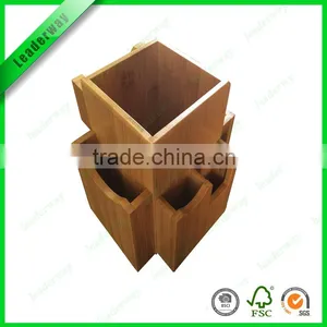 Bamboo Table Paper File Box With Drawers/storage Boxes thumbnail-4