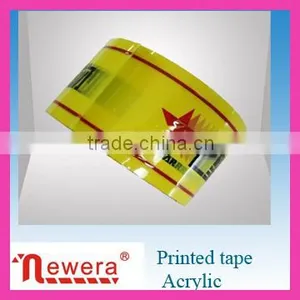 48mm Printed Trade Mark BOPP Film Adhesive Gum Package Tape for Binding thumbnail-4