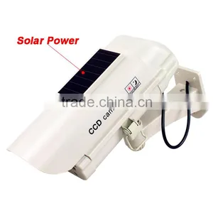 New Wireless White Cover Waterproof IR LED Surveillance CCTV Dummy Security Camera thumbnail-1
