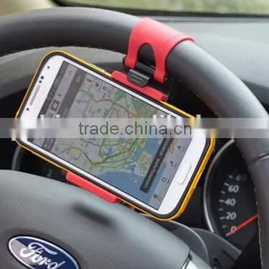 2015 Hot Products Universal Car Steering Wheel Mount Phone Holder thumbnail-1
