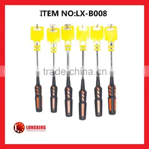 Factory Supply High Quality Cr-V Screwdriver With Rubber Grip Handle LX-b008 thumbnail-1