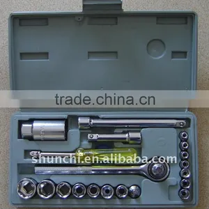 21PCS SCOKET SET(1/4"&3/8") CRV MATERIAL thumbnail-1