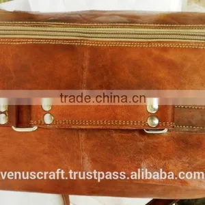 Real Leather Weekend Bag/luggage Bag for Men thumbnail-6