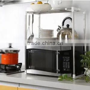 Microwave Oven Stand Kitchen Utensil Rack Tire Storage Rack thumbnail-2