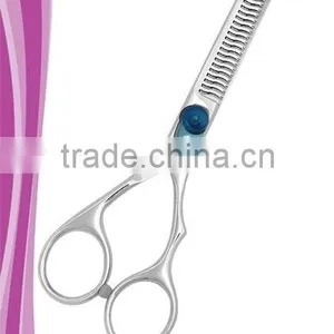 Thining Shears Dignity 30 Teeth Adjustable Blue Tension Dial Mirror Finish 6 Inch thumbnail-1