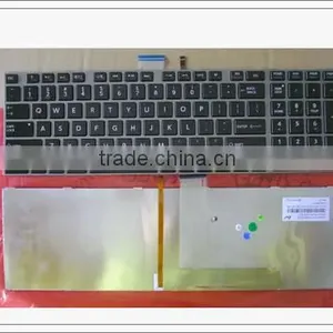 Black Laptop US Keyboard For Toshiba L850 L855D P850 C850 L850D P850 With Backlight thumbnail-1