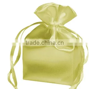 High Quality Satin Hair Extensions Bags With Sliding Ribbon thumbnail-4