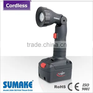 Industrial 18V Li Ion Battery 3W Cordless LED Flashlight thumbnail-1