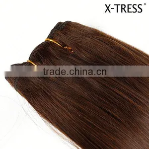 14inch 4 Color 100g Silk Straight Most Popular Custom Design Remy Virgin Hair Weft thumbnail-5