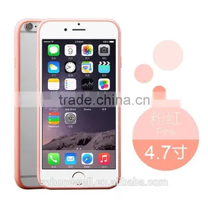 Supply All Kinds of Colorful Frame With Back Clear Cover Cellphone Tpu Case for Iphone 6S thumbnail-3