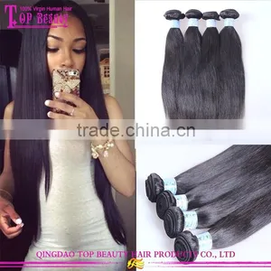 2016 New Arrival 7A 100% Virgin Malaysian Hair Wholesale High Quality Virgin Malaysian Straight Hair thumbnail-1