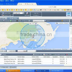 Geo-fence Setting GPS Tracking Software Gives Geo-fence List thumbnail-1