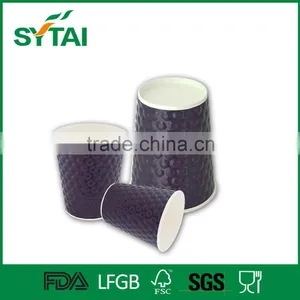 Custom Print 4 / 8 / 10 / 12 / 16 oz Disposable Embossed Paper Cup thumbnail-6