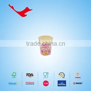 9oz(low) PE Coated Single Wall Disposable Paper Cups With Printing thumbnail-2