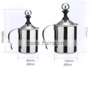 High Stainless Steel Milk Cup Milk Cup 400ml or 800ml and Coffee Cup thumbnail-2
