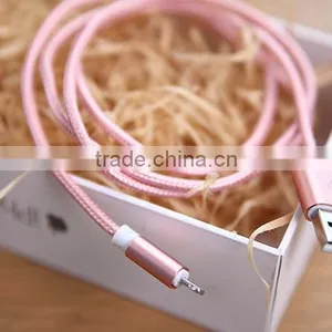 Lighting Usb Cable Nylon Woven USB Cable for I6 Phone Accessory Cable thumbnail-5