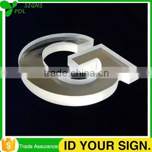 Hard Broken Laser Engraving Transparent 3D Plastic Acrylic Letters With Any Design thumbnail-1