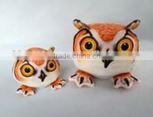 Promotional Gift Plush Toy Owl With Beans 3 D Printing Plush Owl Earthbag Small Size Stuffed Plush Earthbag With Beans thumbnail-1
