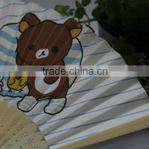 Lovely Theme Bamboo Paper Craft Hand Fan thumbnail-5