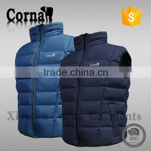 Winter Outdoor Sport Colorful Sleeveless Cheap Padding Vest Fleece Warm Keeping Windproof Latest Waistcoat Design for Men thumbnail-1