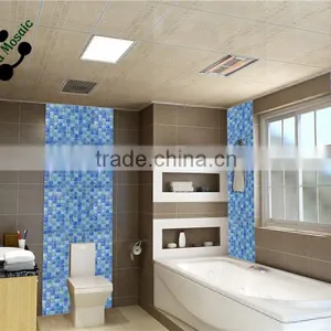 MB SMS14 Decorative Wall Tile Price Ice Crackle Glass Mosaic Tile Green Blue Glass Mosaic Bathroom thumbnail-6