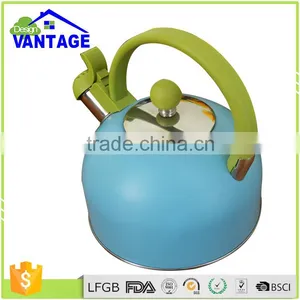 2.5L Color Coating Tea Whistling Kettle Induction Stainless Steel Coffee Kettle thumbnail-4
