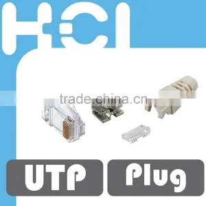 RJ45 Unshielded Multi Piece 8P8C Connector Modular Plug thumbnail-1