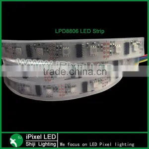 48leds DC5V Waterproof Digital Lpd8806 Addressable Pixel Led Flex Strip Outdoor thumbnail-1