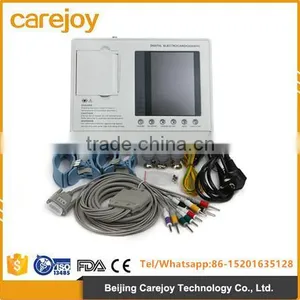 2016 New Portable Digital 3-channel Color Electrocardiograph ECG EKG Machine on Sale thumbnail-1