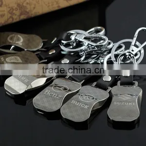 Wholesale PU Leather Car Key Chains/Car Logo Metal Key Chains/toyota Key Chains thumbnail-5
