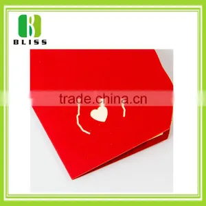 Video Red Custom Die Cut 3d Folding Customized 2.4'' 2.8'' 4.3'' 5'' 7'' 10'' Digital Video Lcd Greeting Card thumbnail-4