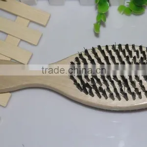Bulk Wooden Handle Pet Dog Hair Comb thumbnail-4