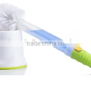2016 Newest Toilet Brush, Plastic Toilet Brush With Holder Set, Soap Dispenser thumbnail-1