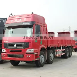 China Made Euro3 HOWO Drop Side Truck 290hp 8x4 thumbnail-1
