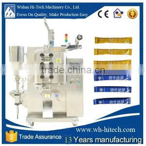Fruit Juice Liquid Sachet Filling Pack Machine 3 or 4 Seals Filling Machine Liquid thumbnail-1