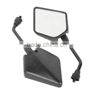 8mm Universal Wing Rear View Mirrors Side Pair For Suzuki Honda Kawasaki Yamaha thumbnail-3