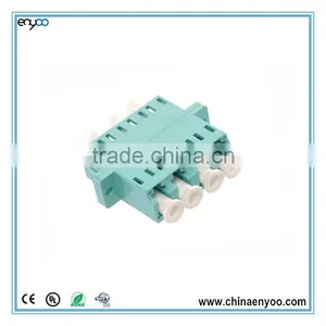 Professional 10G LC Quad OM3 Fiber Optic Adapter thumbnail-1