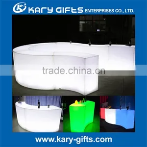 Used Illuminated LED Plastic Bar Counter Led Furniture thumbnail-1