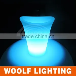 PE Plastic 16 Color Changing Rechargeable Waterproof Bar Led Ice Bucket For Beer thumbnail-4