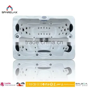 2 Persons Whirlpool Spa Outdoor Balboa System Hot Tubs Freestanding Spa Bathtubs for Garden thumbnail-2