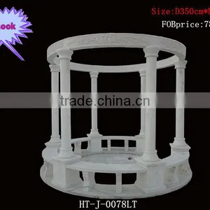 Outdoor Marble Gazebo With Six Pillars thumbnail-1